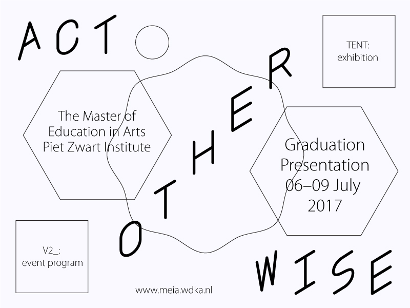 Graduation Presentation 2017. Act Otherwise.