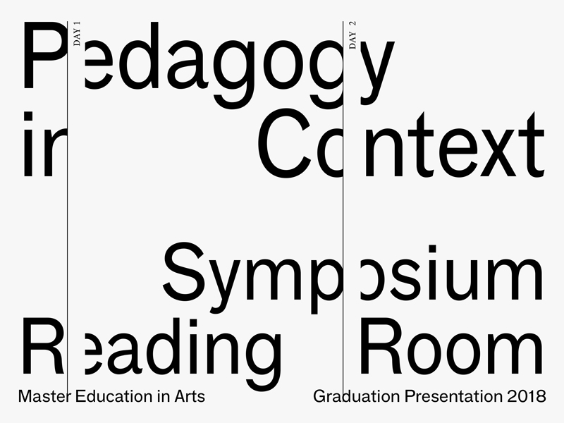Graduation Presentation 2018 Pedagogy in Context
